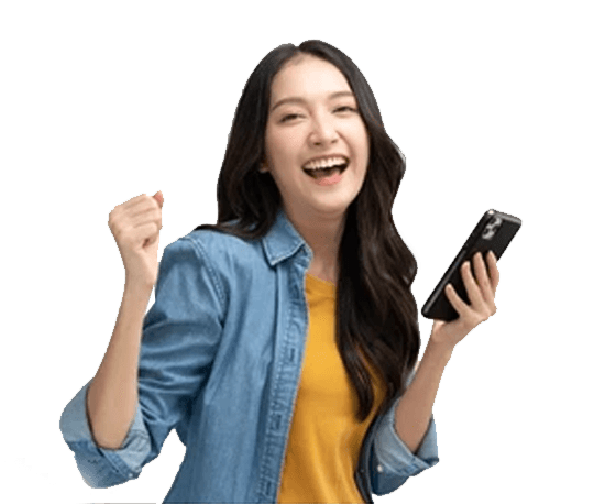 Lady with phone